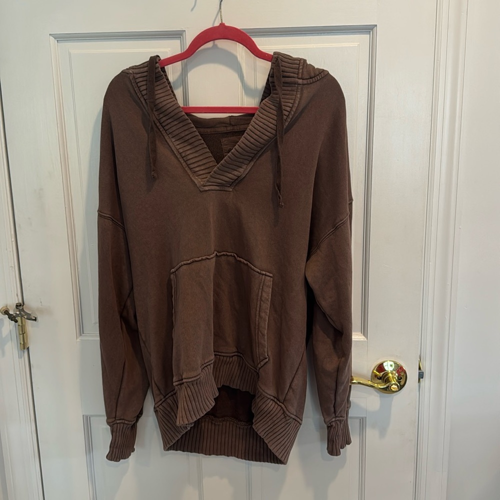 brown aerie hoodie